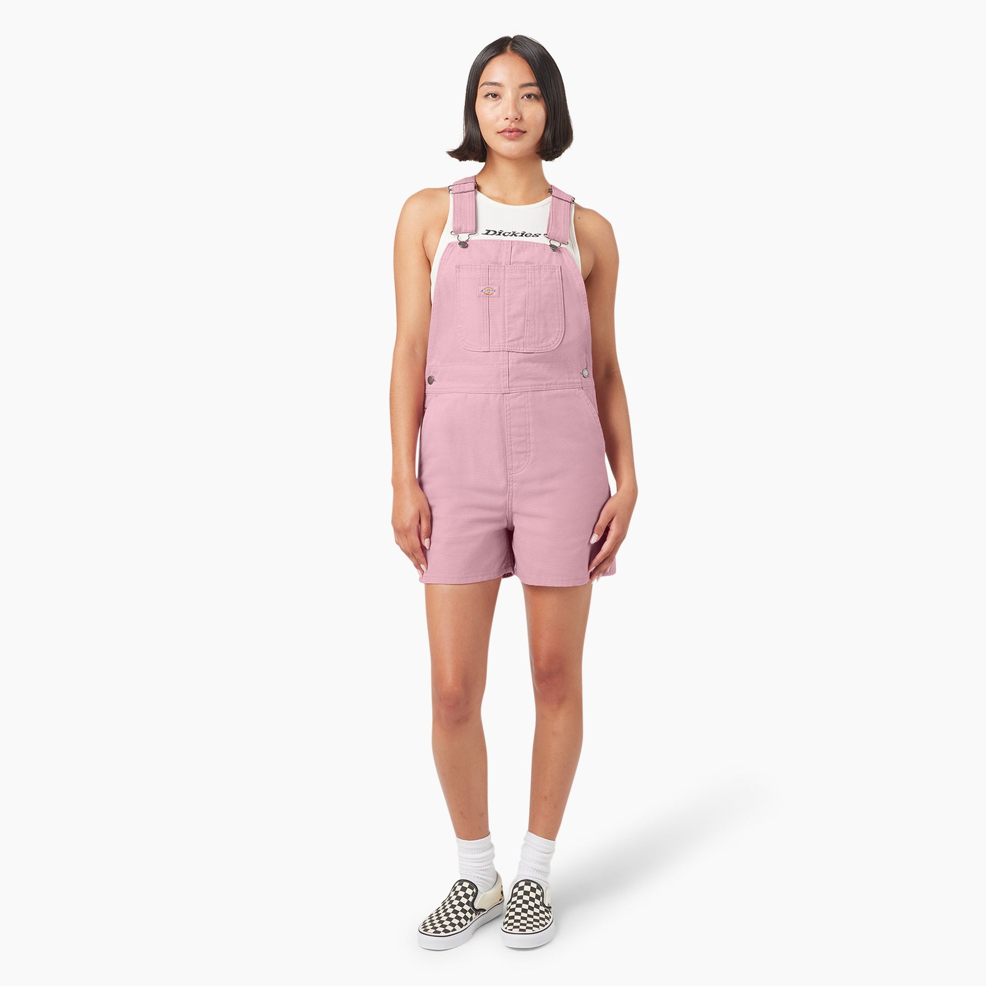 Women's Duck Canvas Bib Shortalls, 4" Dickies Sale