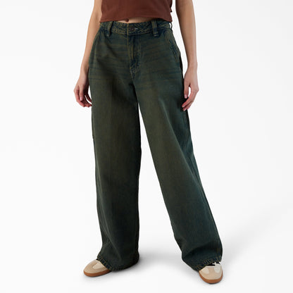 Women’s Loose Fit Denim Carpenter Jeans Dickies Sale