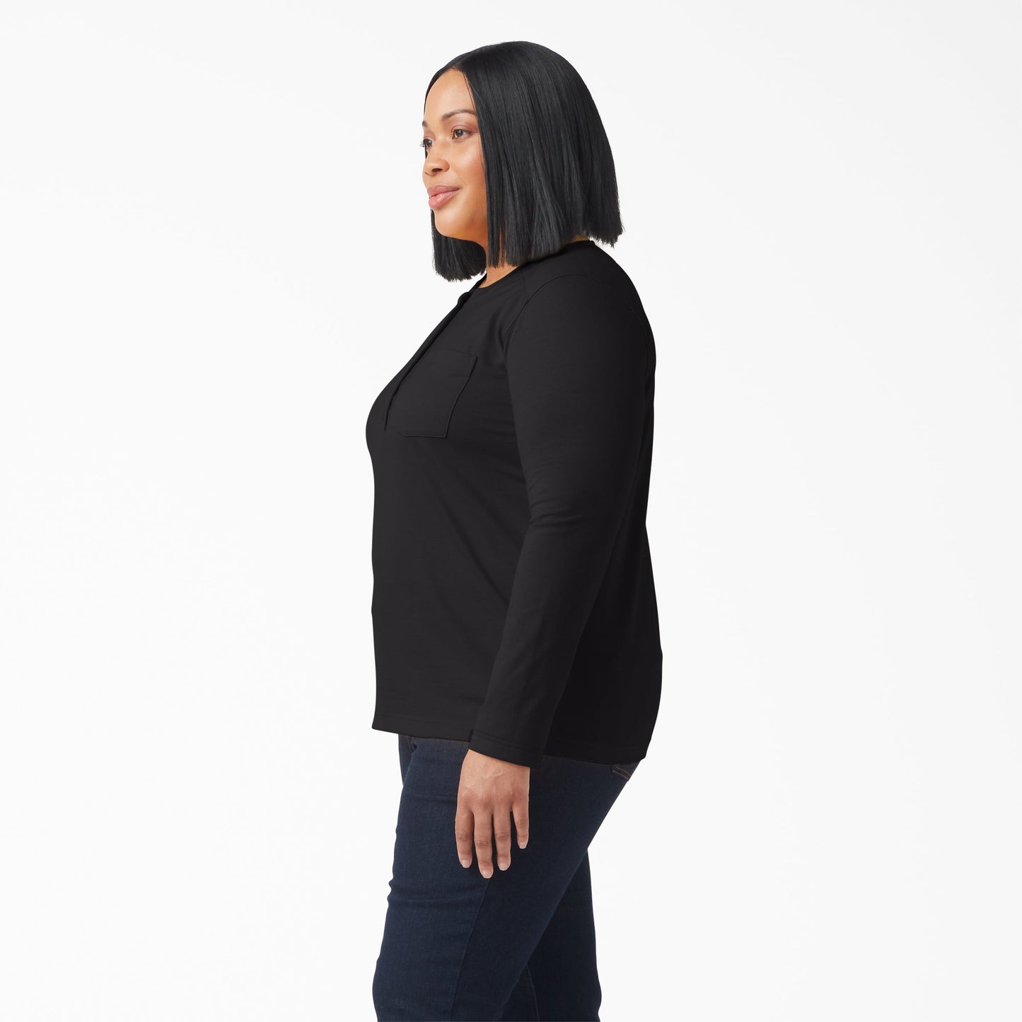 Women's Plus Heavyweight Henley Dickies Women