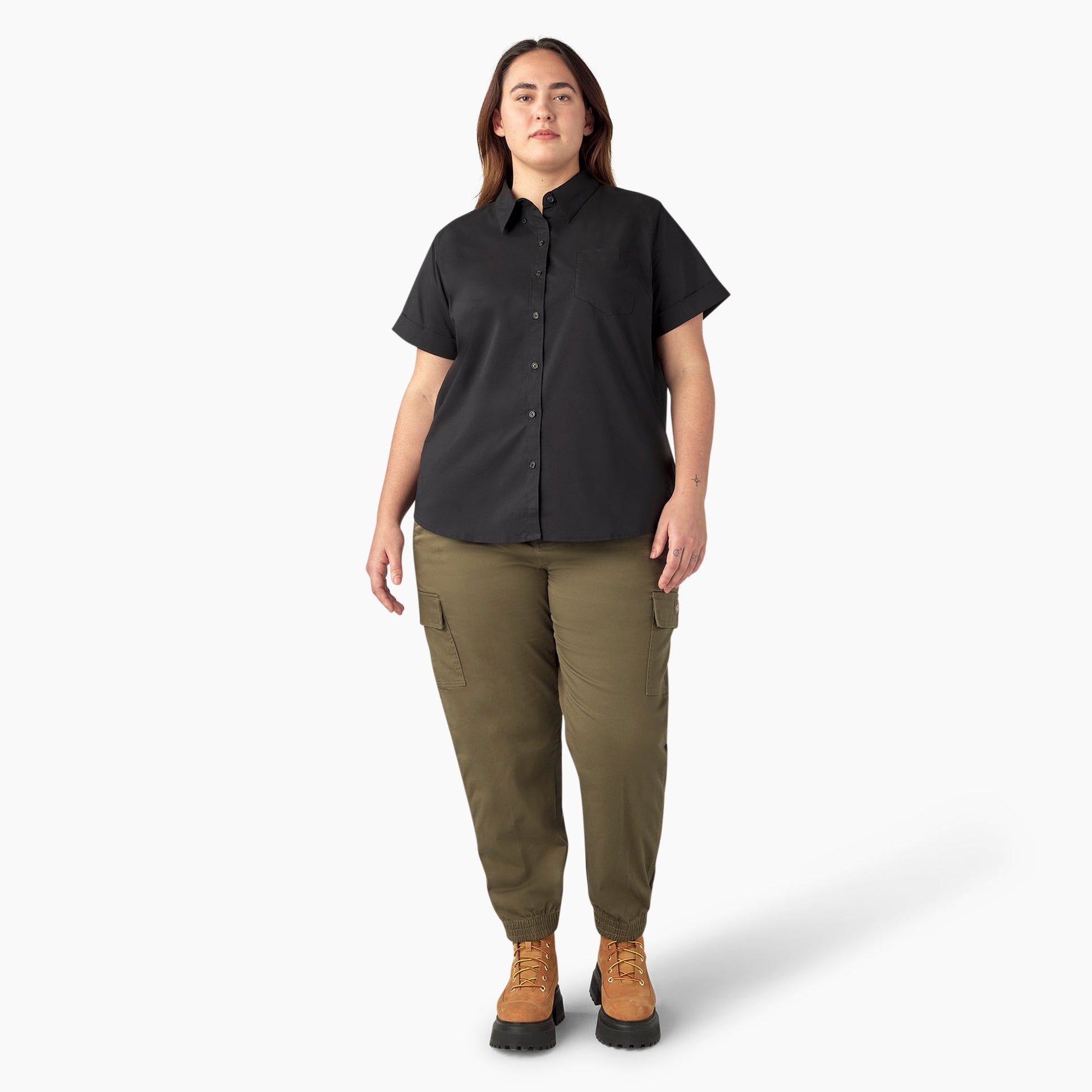 Women’s Plus Button-Up Shirt Dickies Women