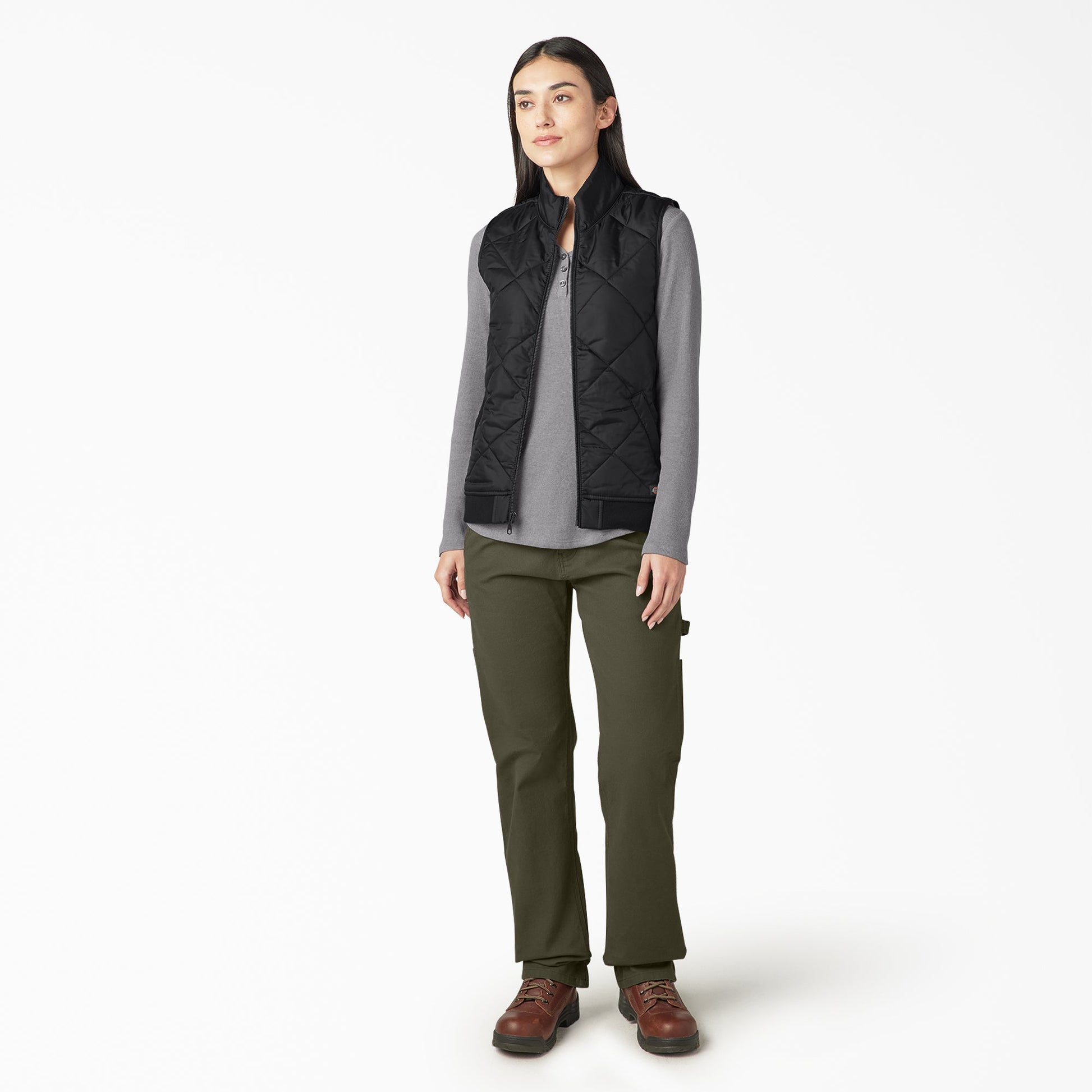 Women's Quilted Vest Dickies Sale