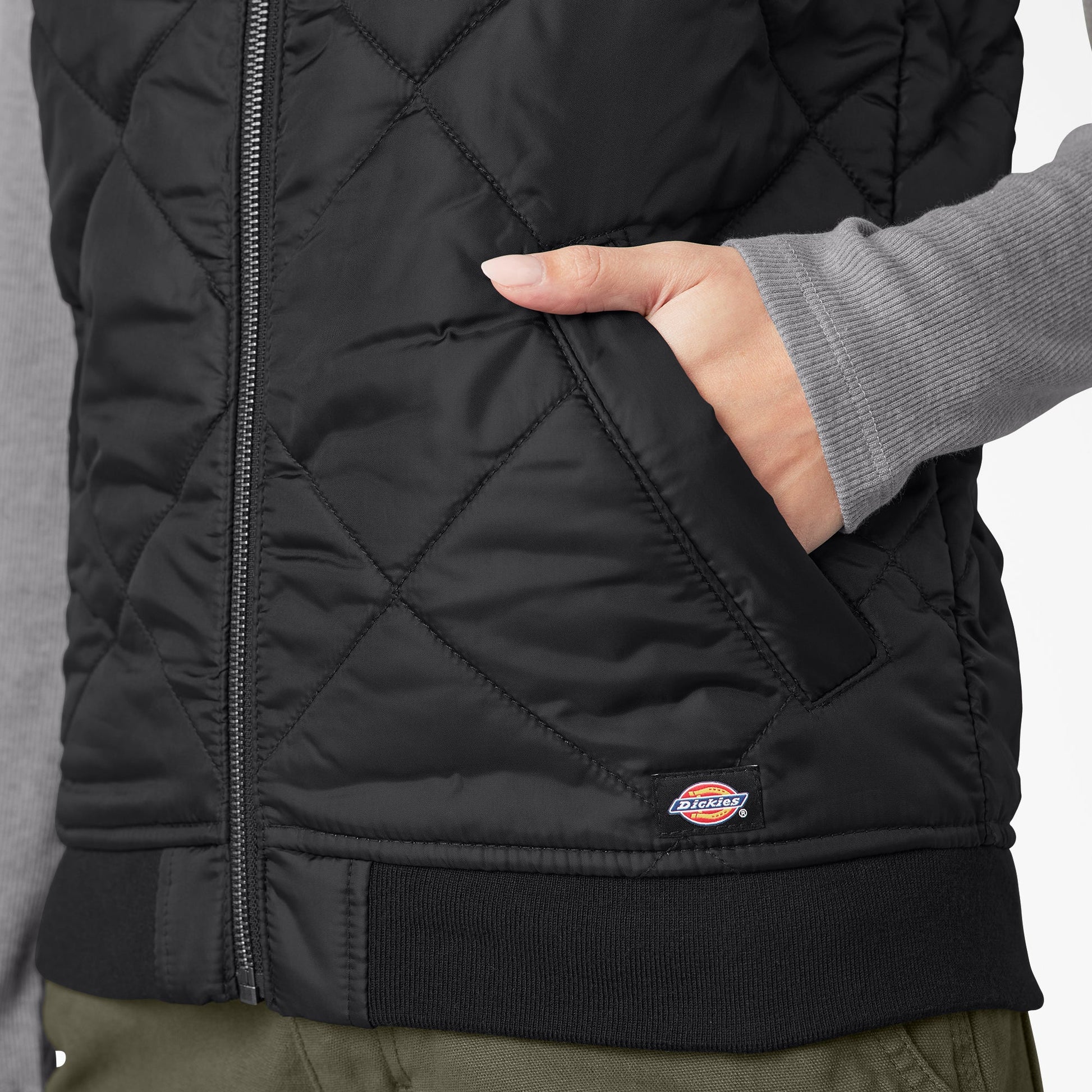 Women's Quilted Vest Dickies Sale