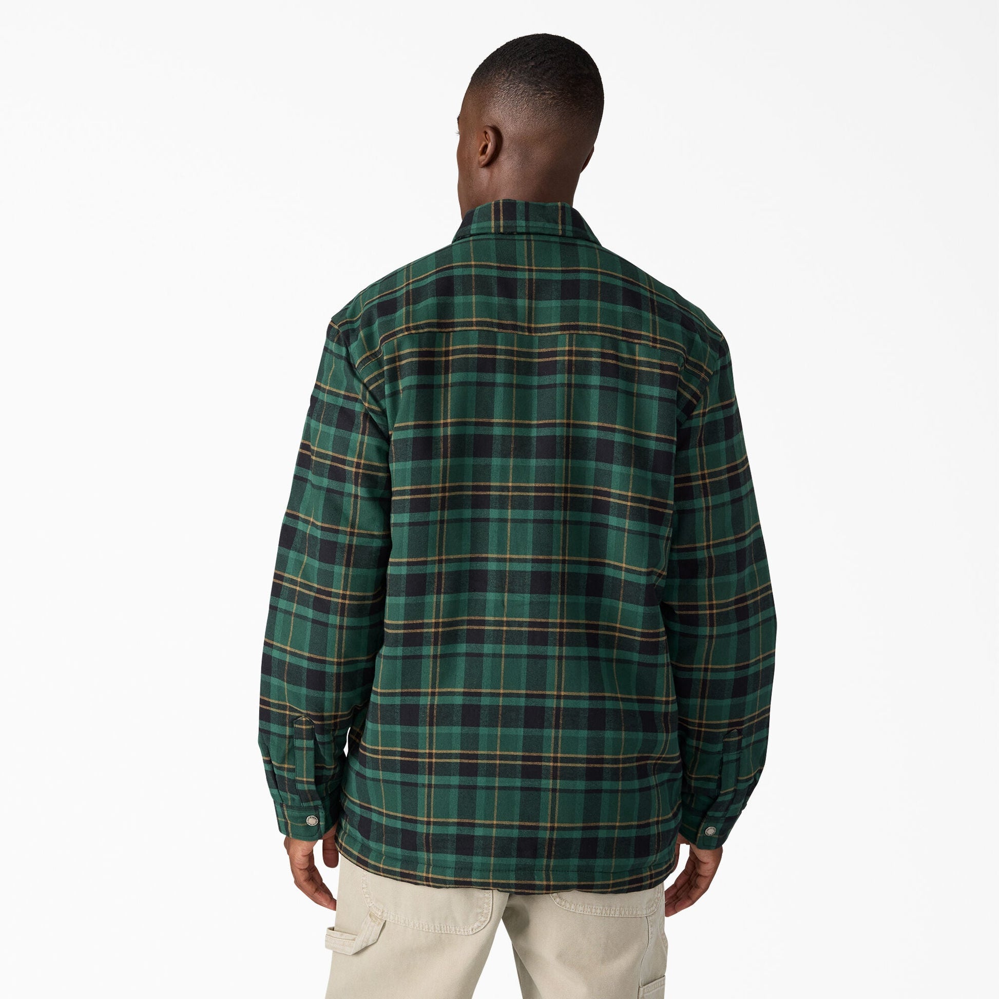 Water Repellent Fleece-Lined Flannel Shirt Jacket Dickies Men|Sale