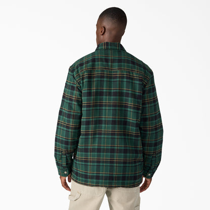Water Repellent Fleece-Lined Flannel Shirt Jacket Dickies Men|Sale