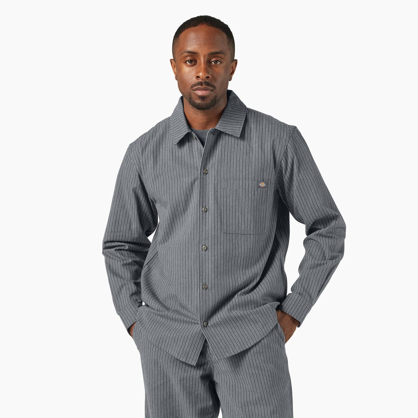 Lima Pinstripe Button-Up Shirt Dickies Men|Sale