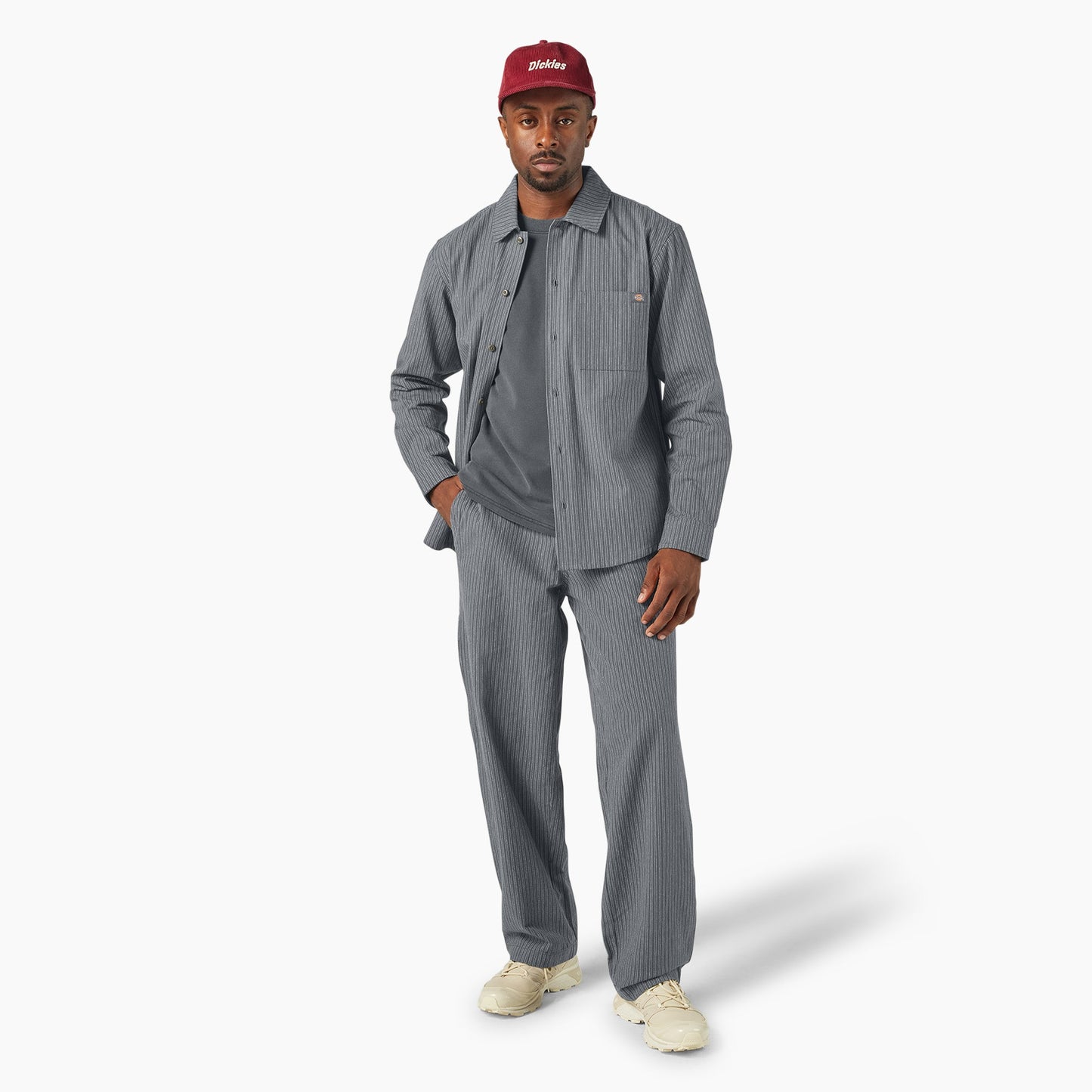 Lima Pinstripe Button-Up Shirt Dickies Men|Sale