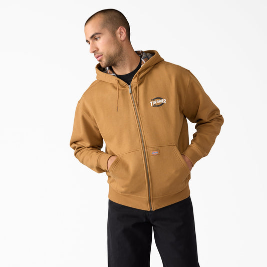 Dickies X Thrasher Zippered Hoodie Dickies Men|Sale