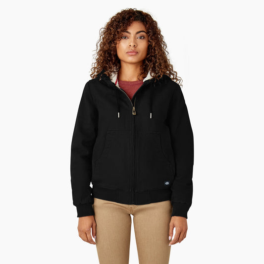 Women's Fleece Lined Duck Canvas Jacket Dickies Women|Sale