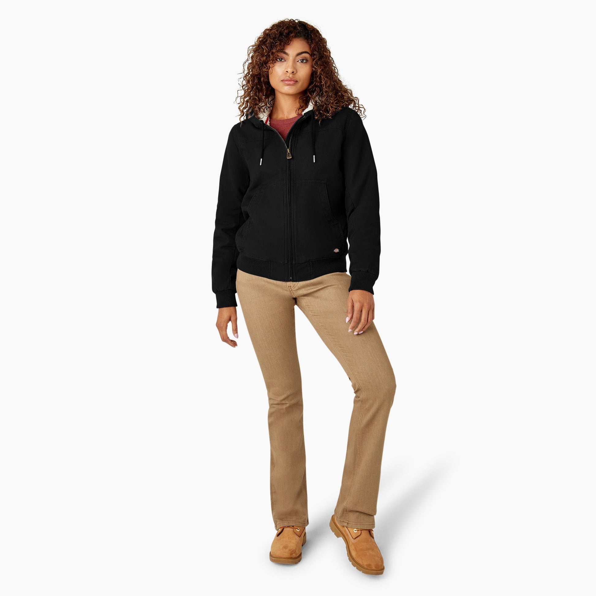Women's Fleece Lined Duck Canvas Jacket Dickies Women|Sale